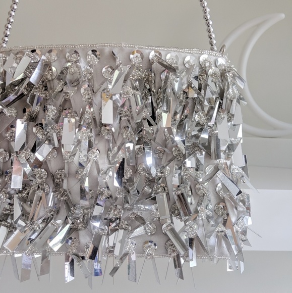 Handbags - Sparkly sequin evening bag